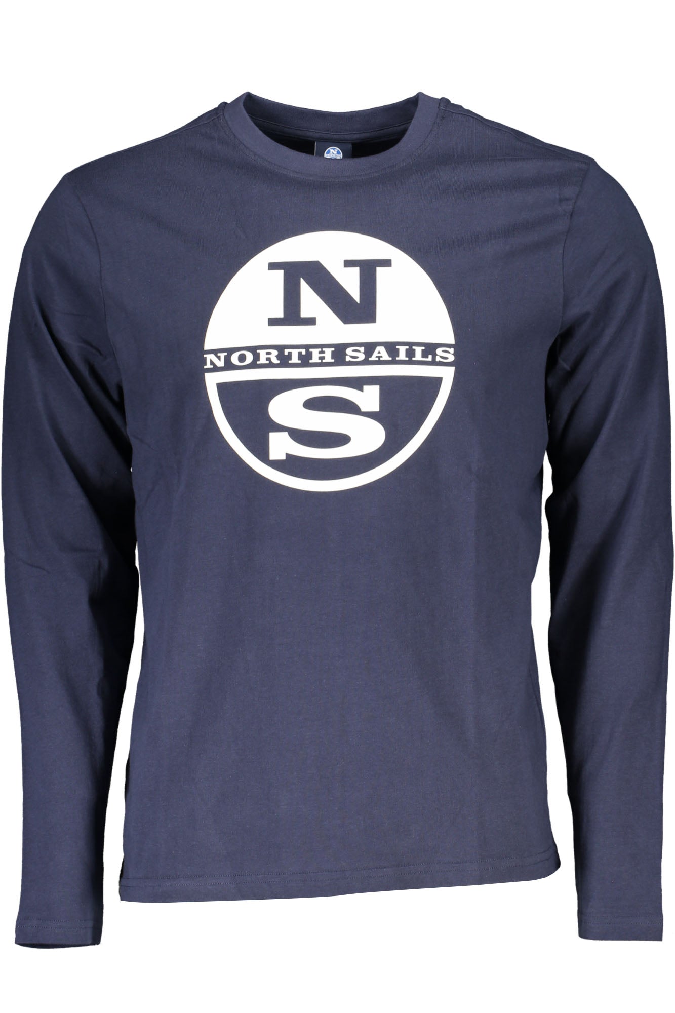 NIEBIESKI T-SHIRT MĘSKI Z DŁUGIM RĘKAWEM NORTH SAILS