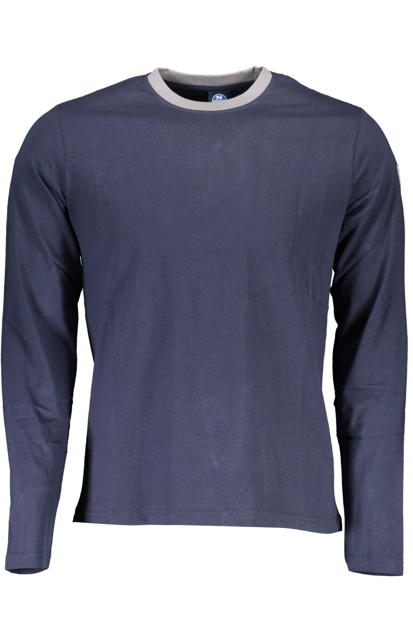 NORTH SAILS NIEBIESKI MĘSKI T-SHIRT Z DŁUGIM RĘKAWEM