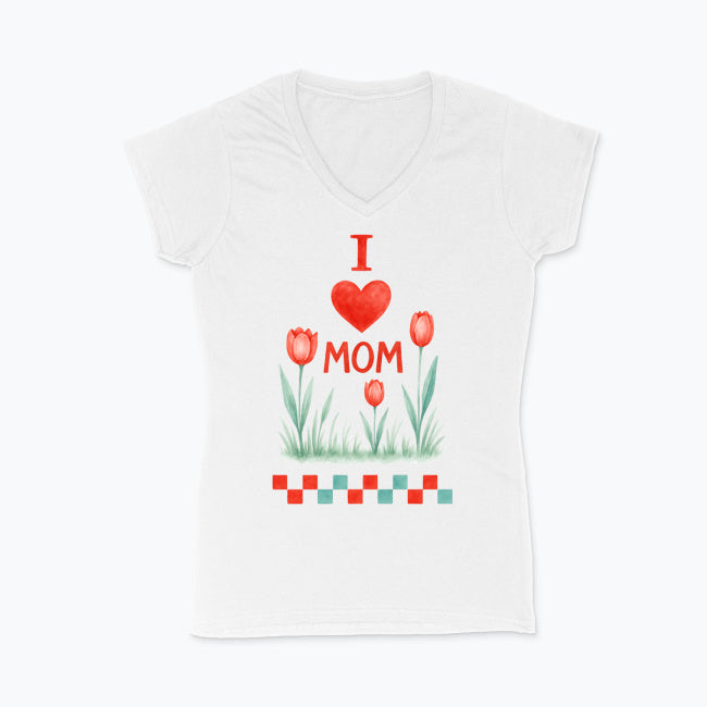 💗 Koszulka 'Dzień Mamy', V-neck