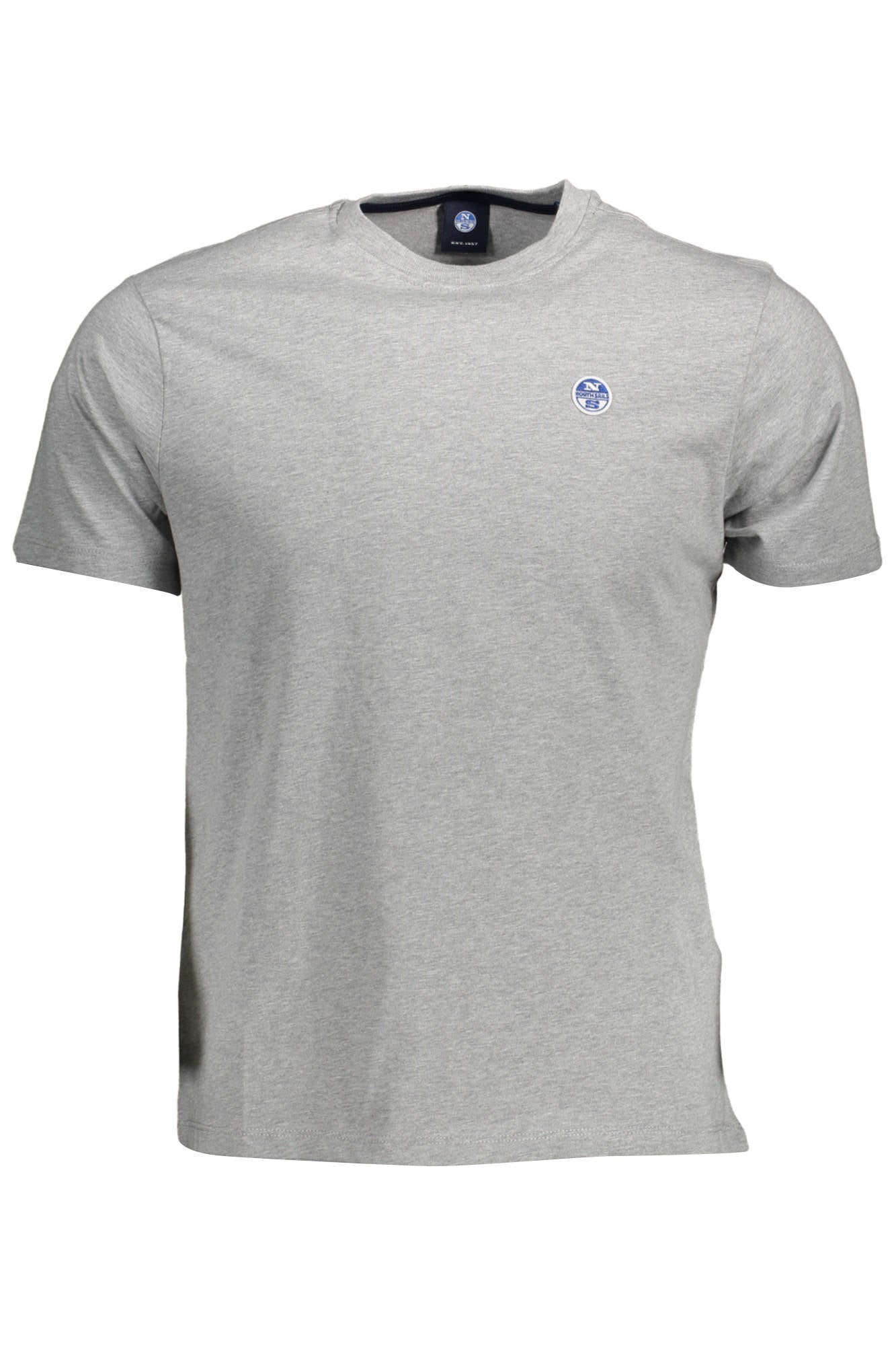 T-SHIRT MĘSKI Z KRÓTKIM RĘKAWEM NORTH SAILS SZARY