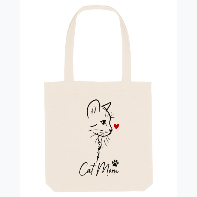 💗 Torba płócienna 'Cat Mom'