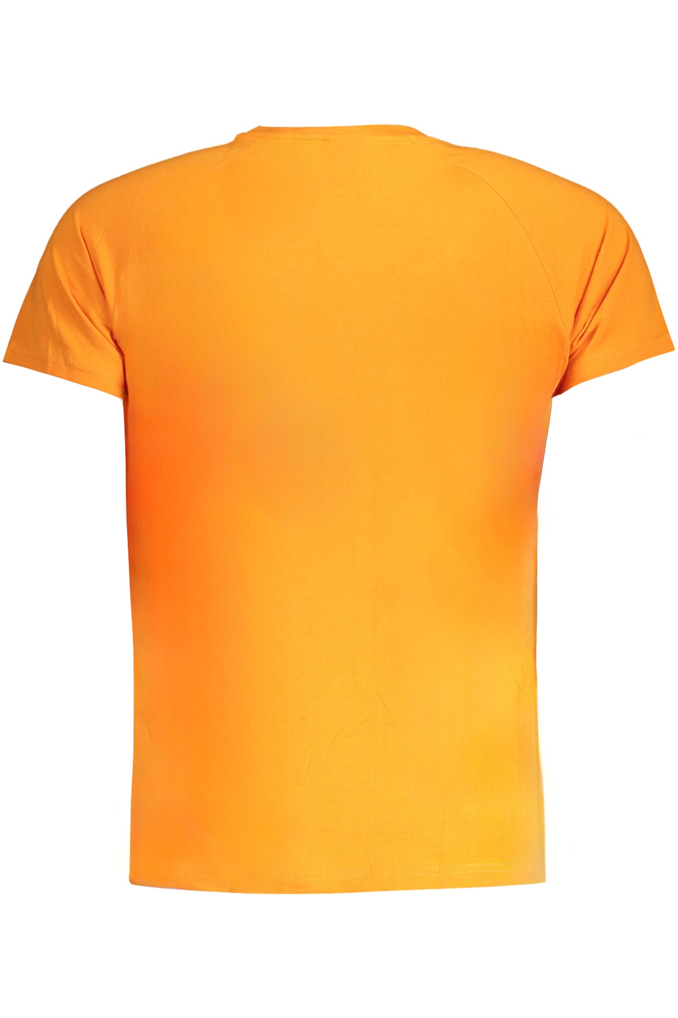 MĘSKI T-SHIRT Z KRÓTKIM RĘKAWEM K-WAY POMARAŃCZOWY