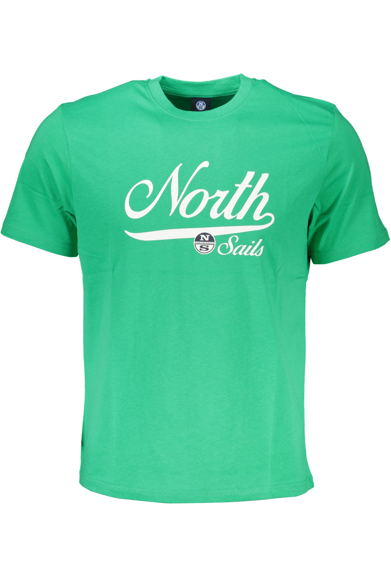 ZIELONY MĘSKI T-SHIRT Z KRÓTKIM RĘKAWEM NORTH SAILS