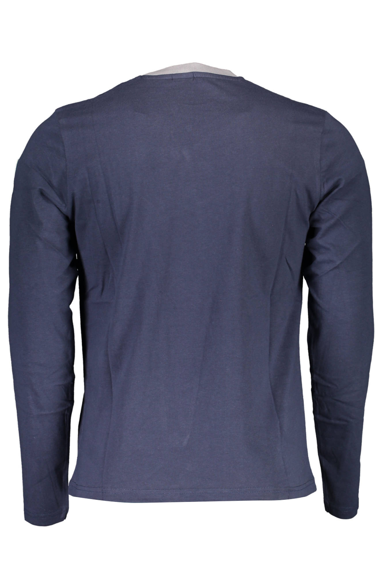 NORTH SAILS NIEBIESKI MĘSKI T-SHIRT Z DŁUGIM RĘKAWEM