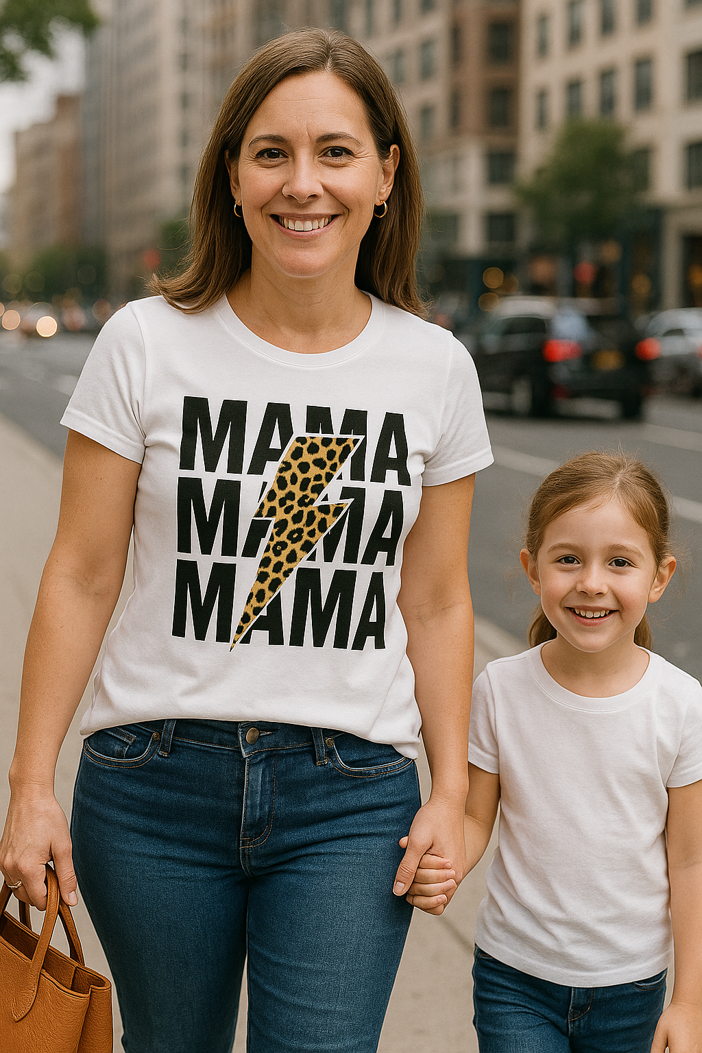 💗 Koszulka 'Dzień Mamy', dopasowany krój