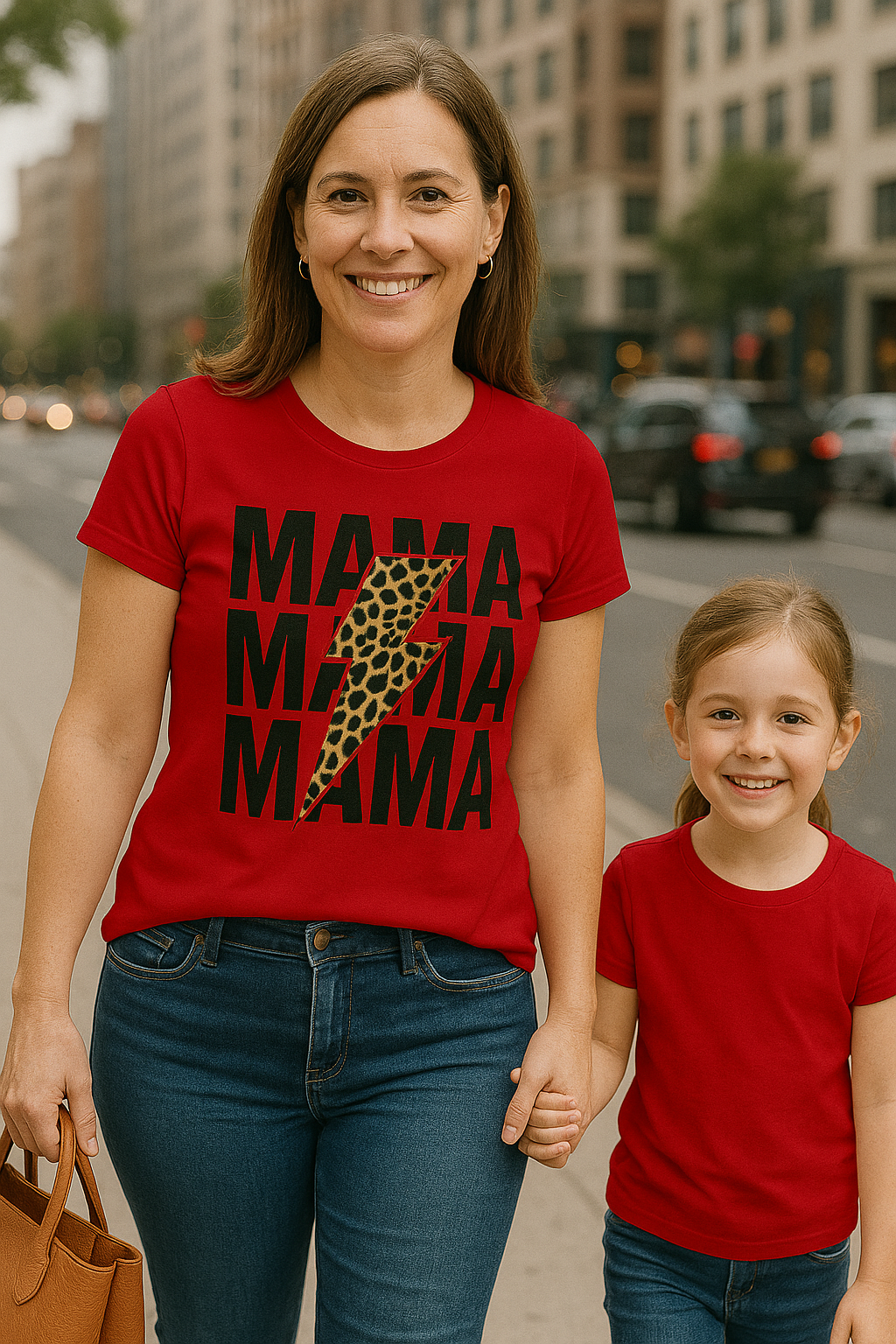 💗 Koszulka 'Dzień Mamy', dopasowany krój