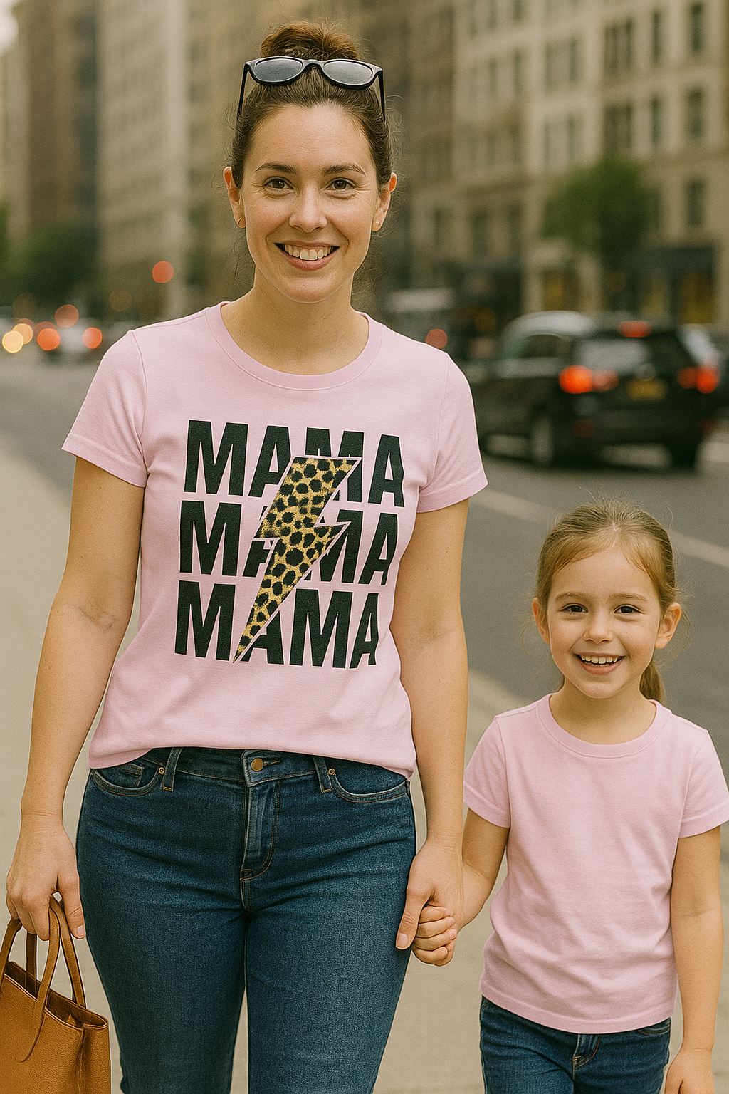 💗 Koszulka 'Dzień Mamy', dopasowany krój