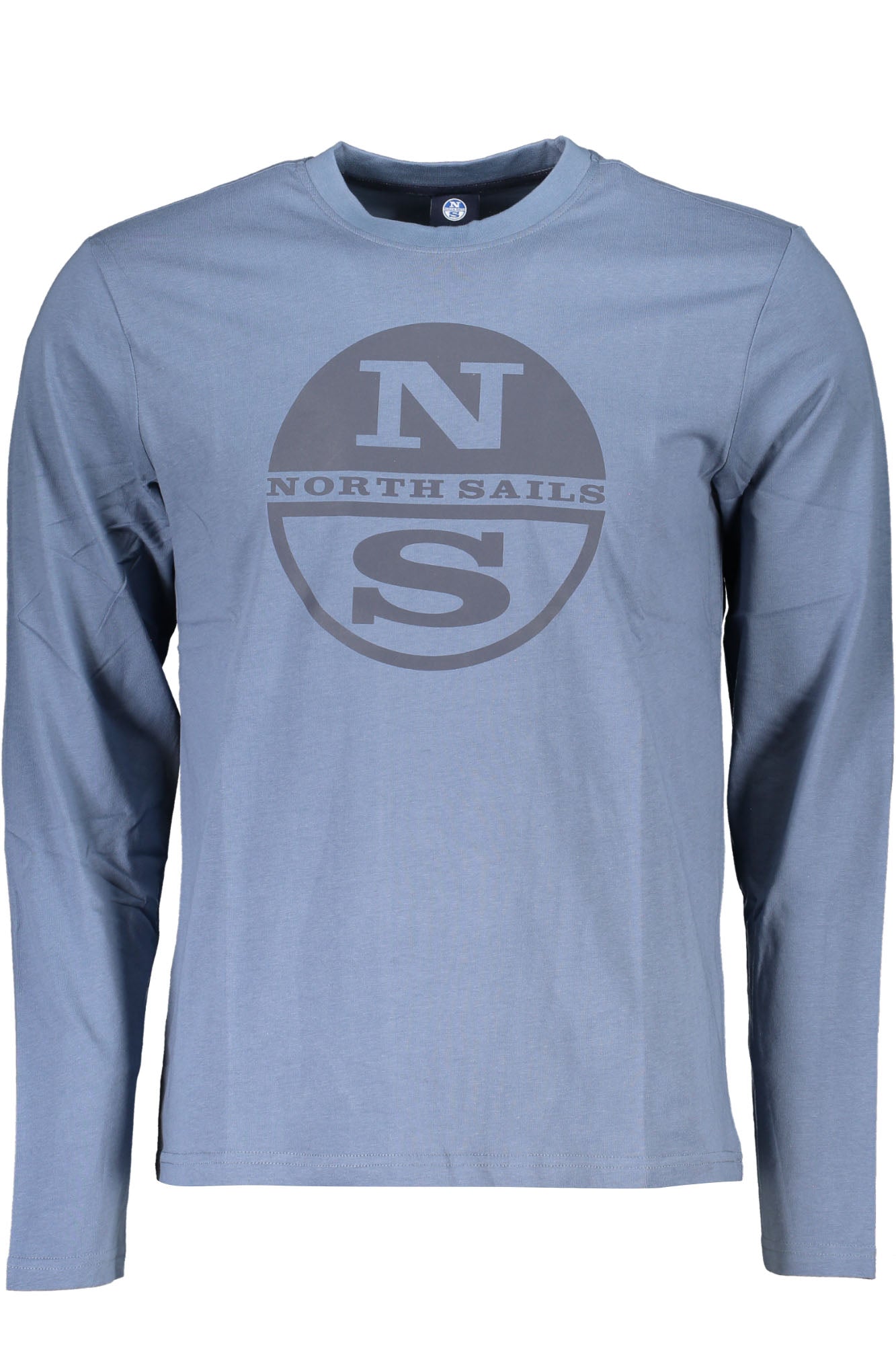 NIEBIESKI T-SHIRT MĘSKI Z DŁUGIM RĘKAWEM NORTH SAILS