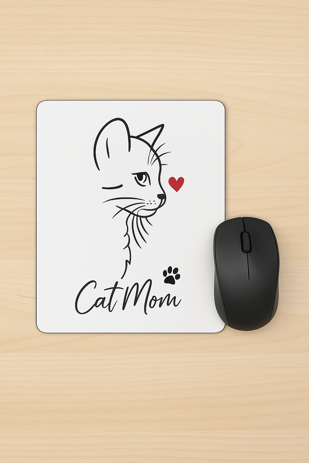 💗 Podkładka pod myszkę 'Cat Mom'